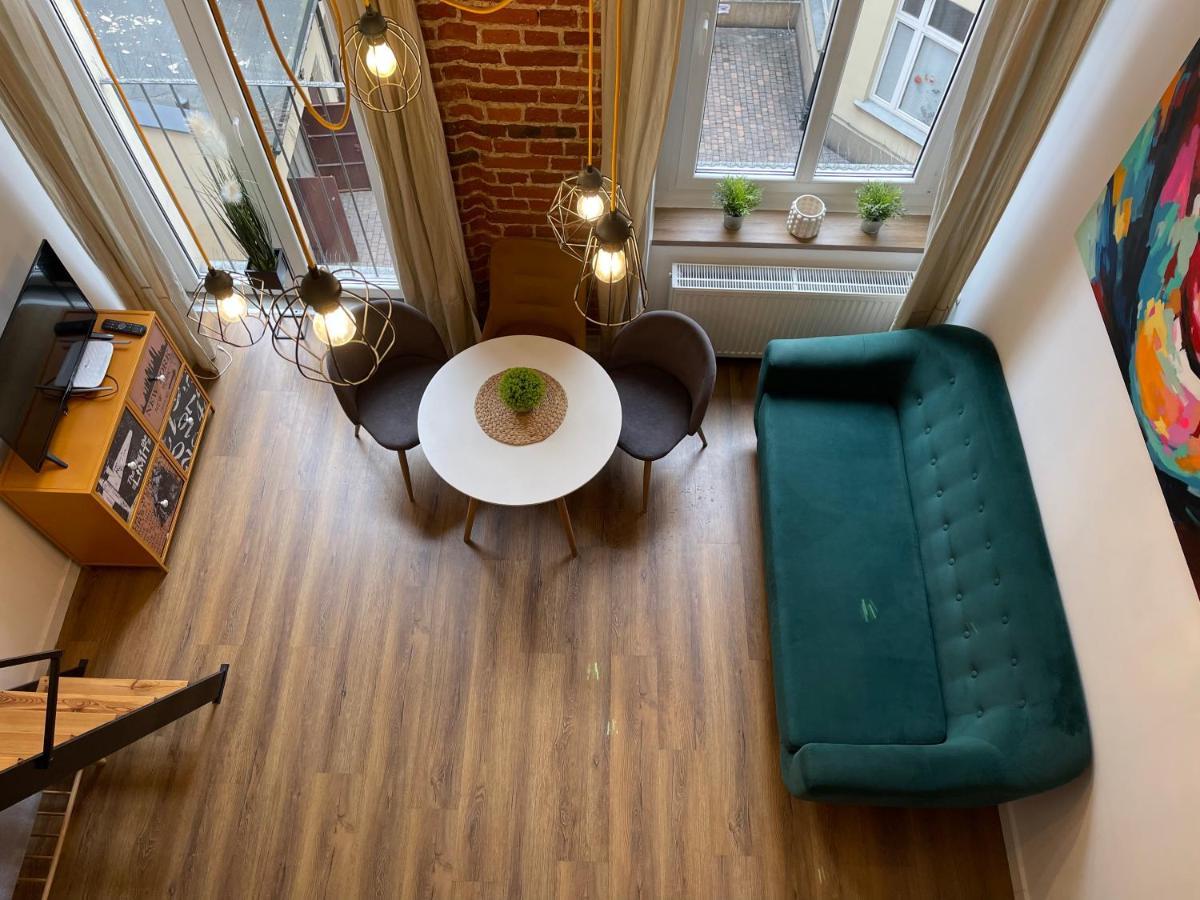 Апартаменты Urokliwy Loft W Ncl Kamienica Vabank 34 Лодзь Экстерьер фото