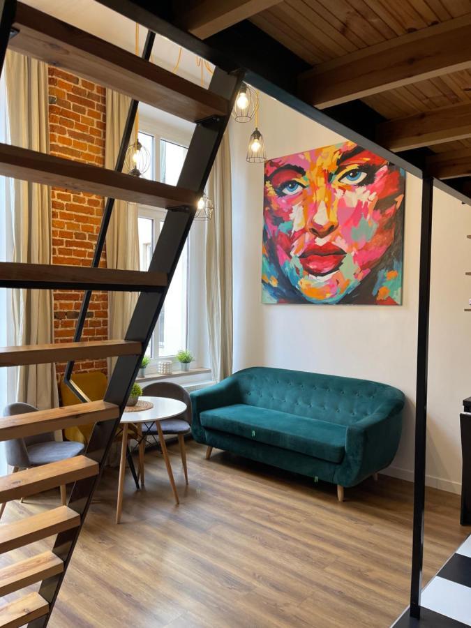Апартаменты Urokliwy Loft W Ncl Kamienica Vabank 34 Лодзь Экстерьер фото